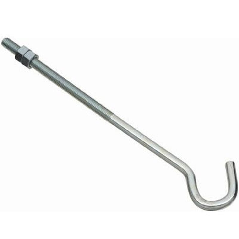 image of 10-Inch Zinc Hook Bolt