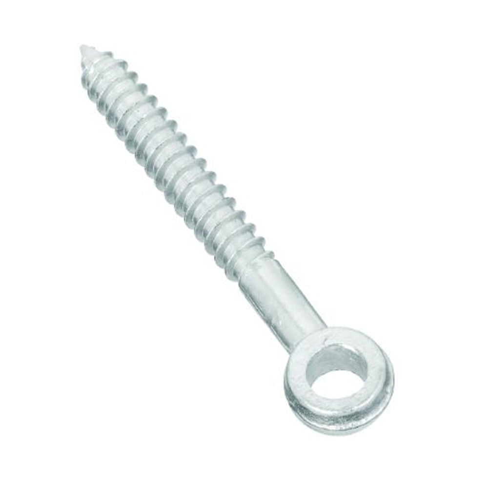 image of 1/2-Inch x 4-Inch Zinc Lag Screw Eye