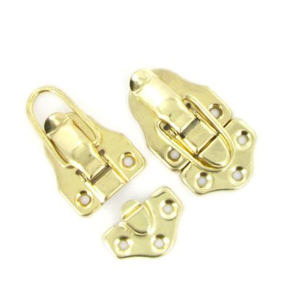 image of Brass Decorative Draw Catch - 2 Count