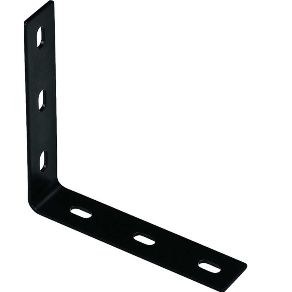 image of 7-1/8-Inch x 1-1/2-Inch Black Corner Brace
