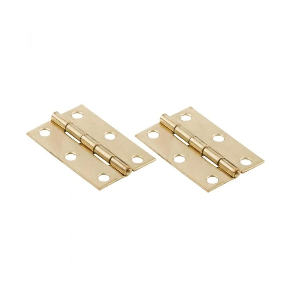 image of 518 Non-Removable Pin Hinges in Brass - N146-290