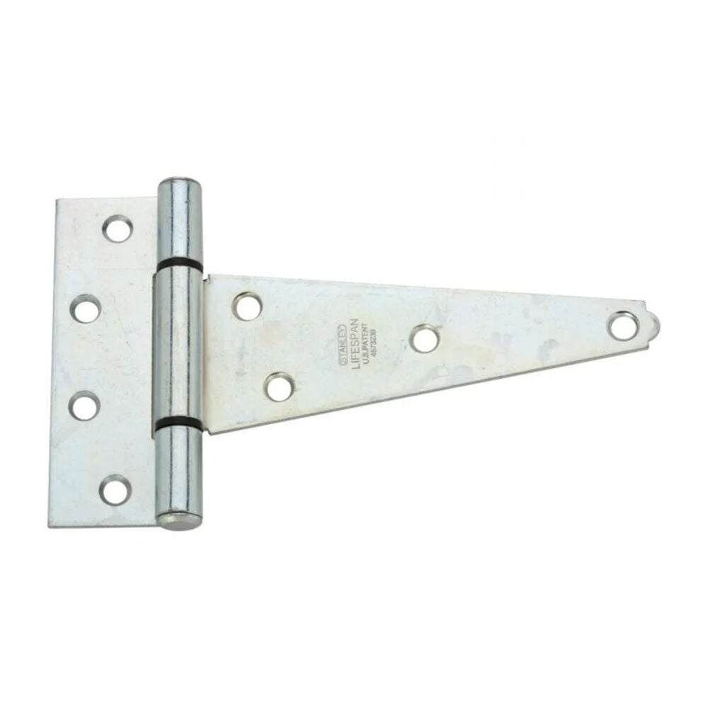 image of 286 Extra Heavy T Hinges in Zinc plated - N129-171