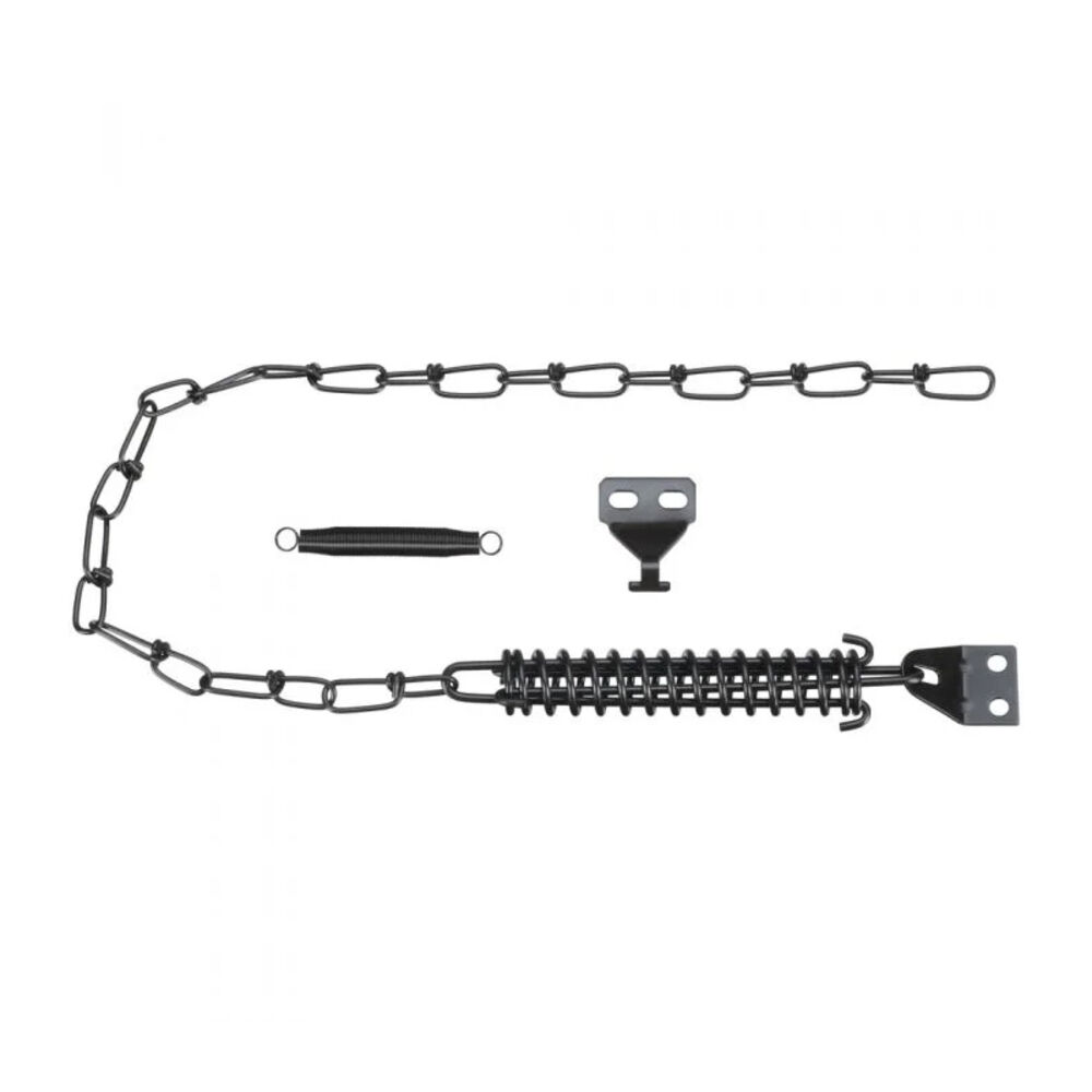 image of V1355 Chain Door Stops in Black - N349-241