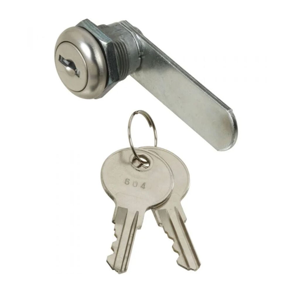 image of 825 Door/Drawer Keyed Alike Utility Locks in Chrome - N185-272