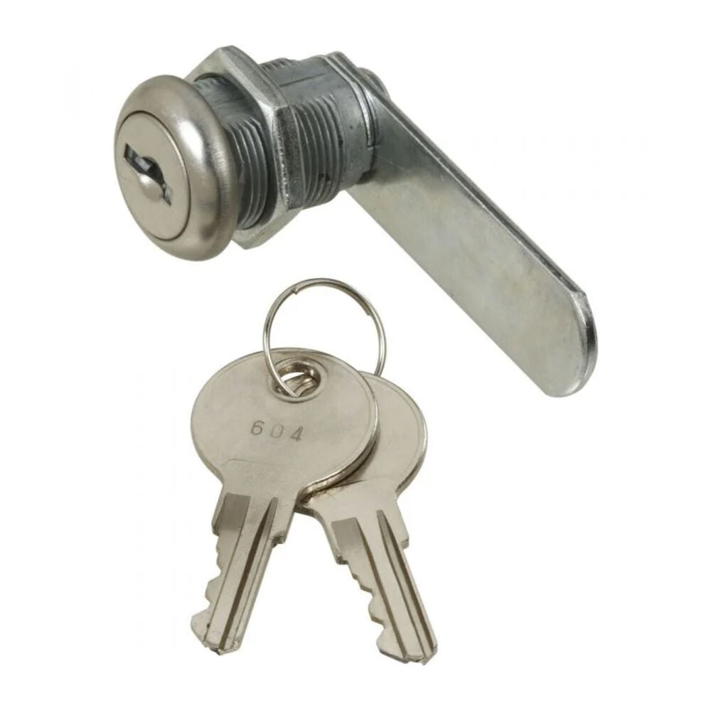 image of 825 Door/Drawer Keyed Alike Utility Locks in Chrome - N185-280