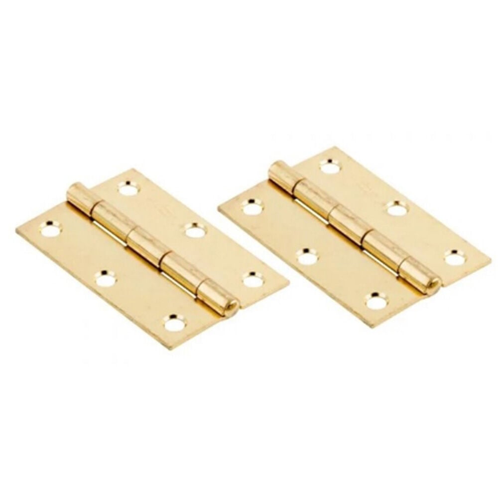 image of 518 Non-Removable Pin Hinges in Brass - N146-399