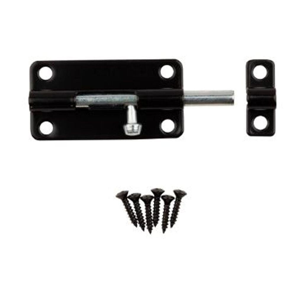 image of 4-Inch Black Barrel Bolt