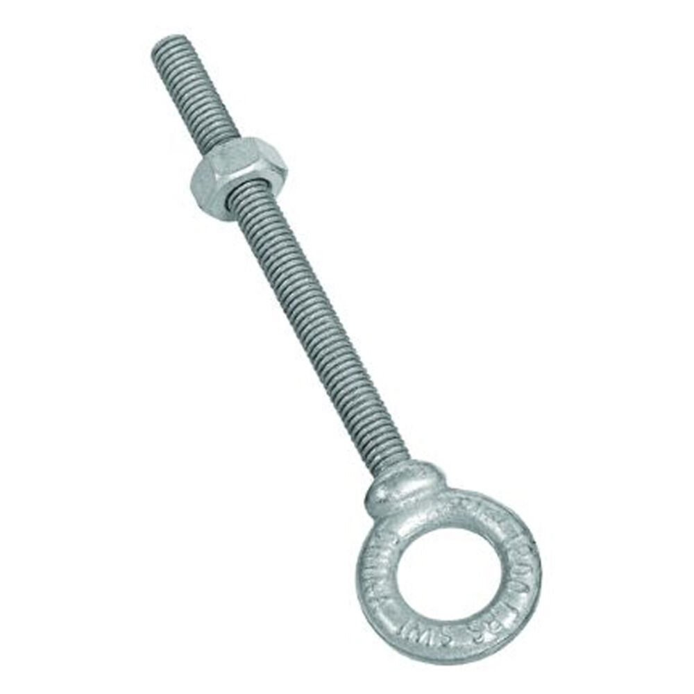 image of N245-134 Eye Bolt 3/8 By 4-1/2 in Galvanized Forged