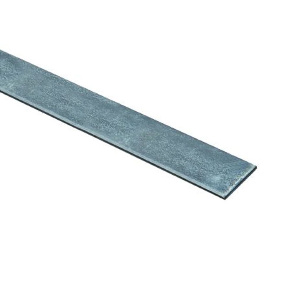 image of N180-059 Solid Flat 12 Gauge Steel 1-1/4 By 48 Inch Galvanized