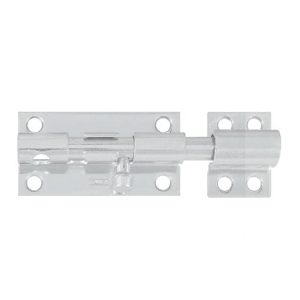 image of N162-370 Heavy Padlockable Barrel Bolt 4 Inch Zinc Plated Steel