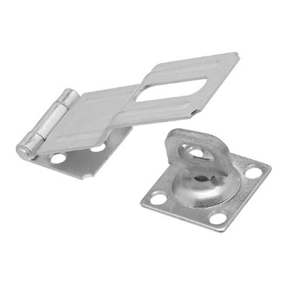 image of 32 Swivel Staple Safety Hasps in Zinc plated - N102-921