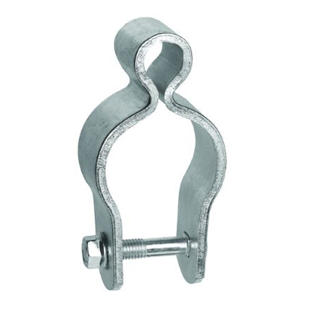 image of N275-495 Pipe Gate Hinge 2 Inch Zinc Plated Steel