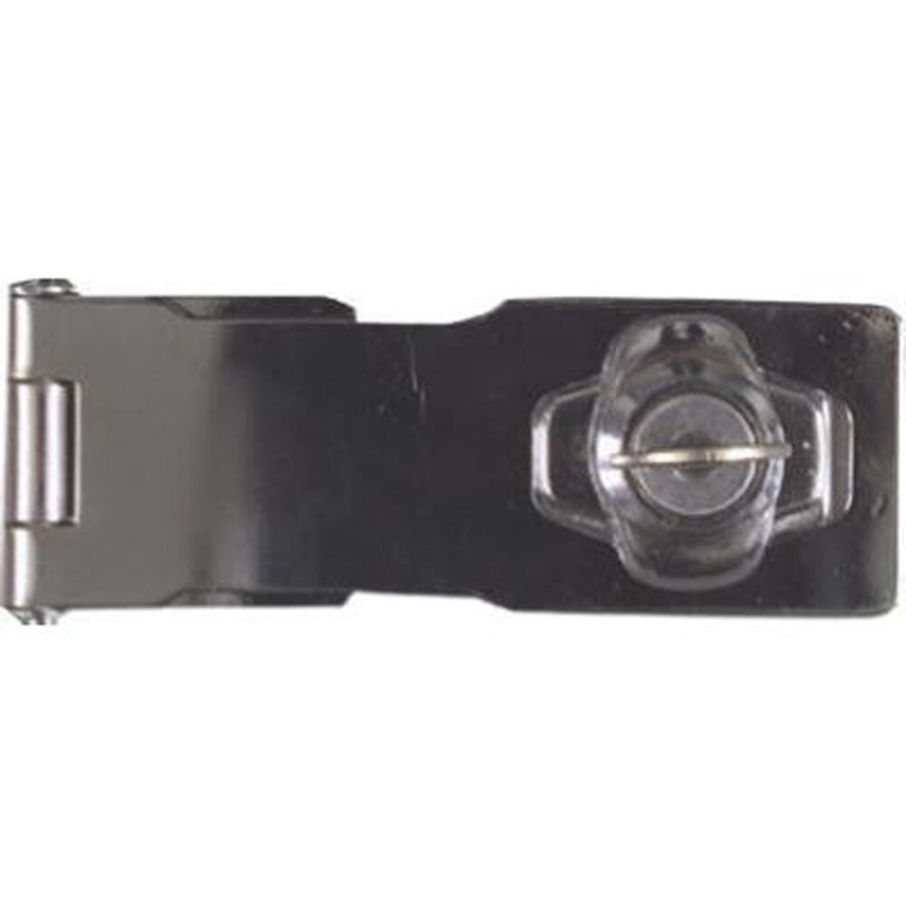 image of Keyed Alike Hasp Lock 4-1/2 Inch Chrome Plated