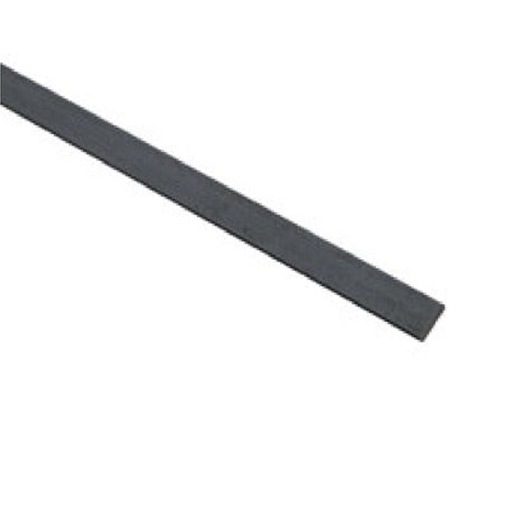 image of N215-665 Weldable Flat Bar 1/4 Inch Thick 1 Inch By 48 Inch Hot Rolled Plain Steel