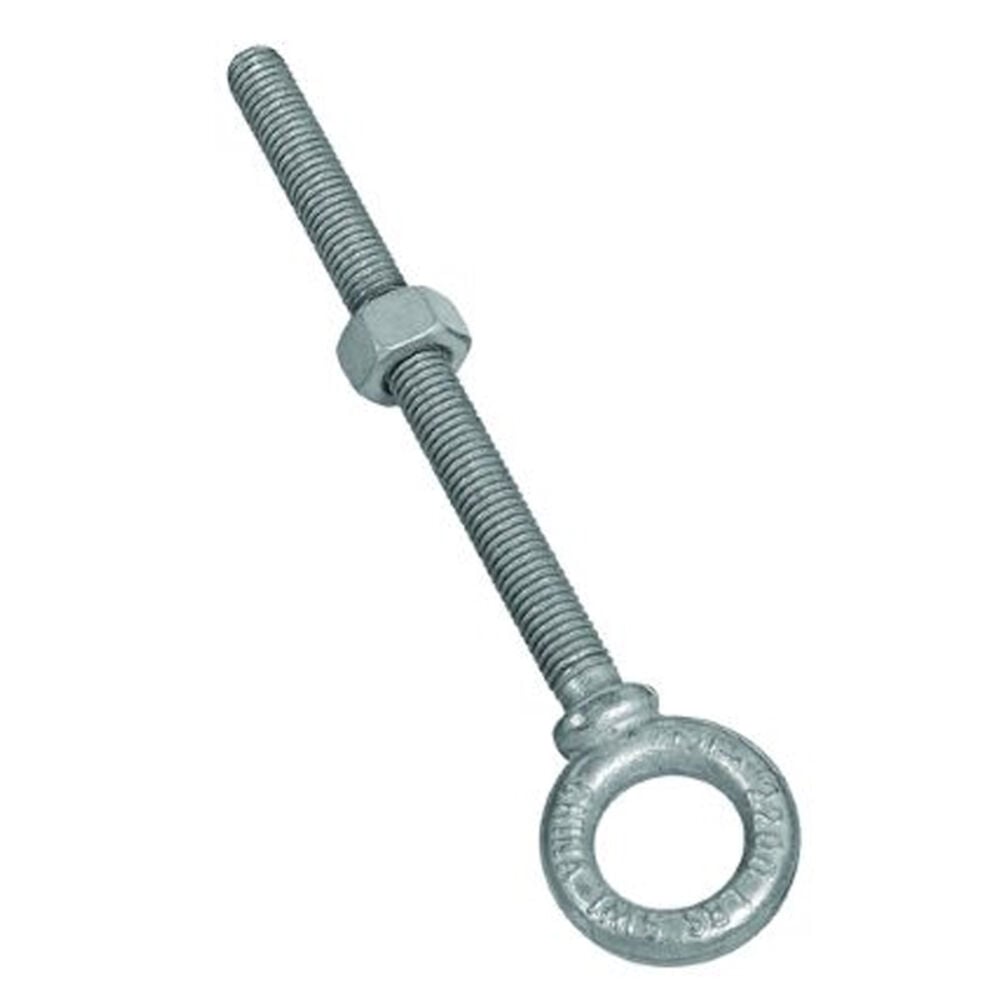 image of N245-167 Eye Bolt 1/2 By 6 in Galvanized Forged