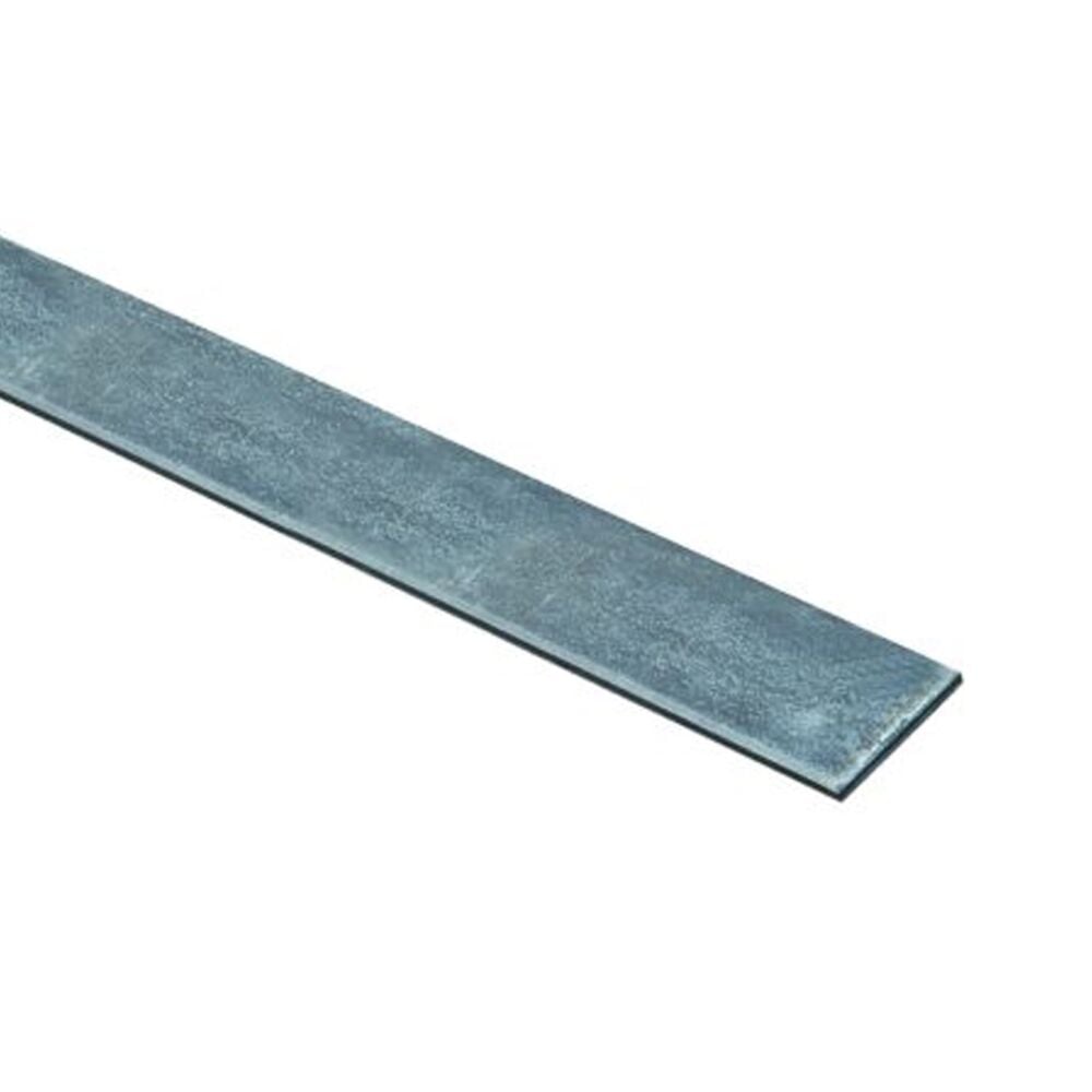 image of N180-067 Solid Flat 12 Gauge Steel 1-1/4 By 72 Inch Galvanized