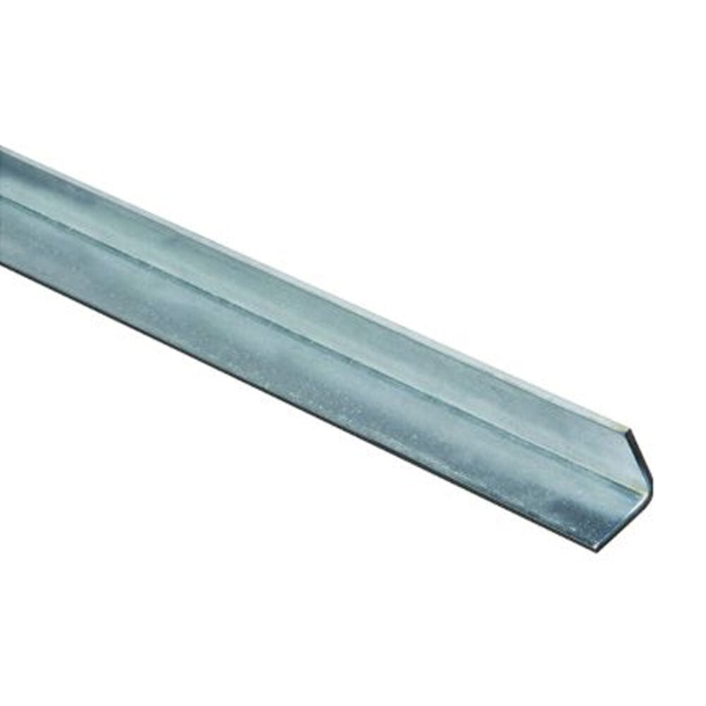 image of N179-937 Solid Angle 12 Gauge Steel 1 By 1 By 48 Inch Galvanized