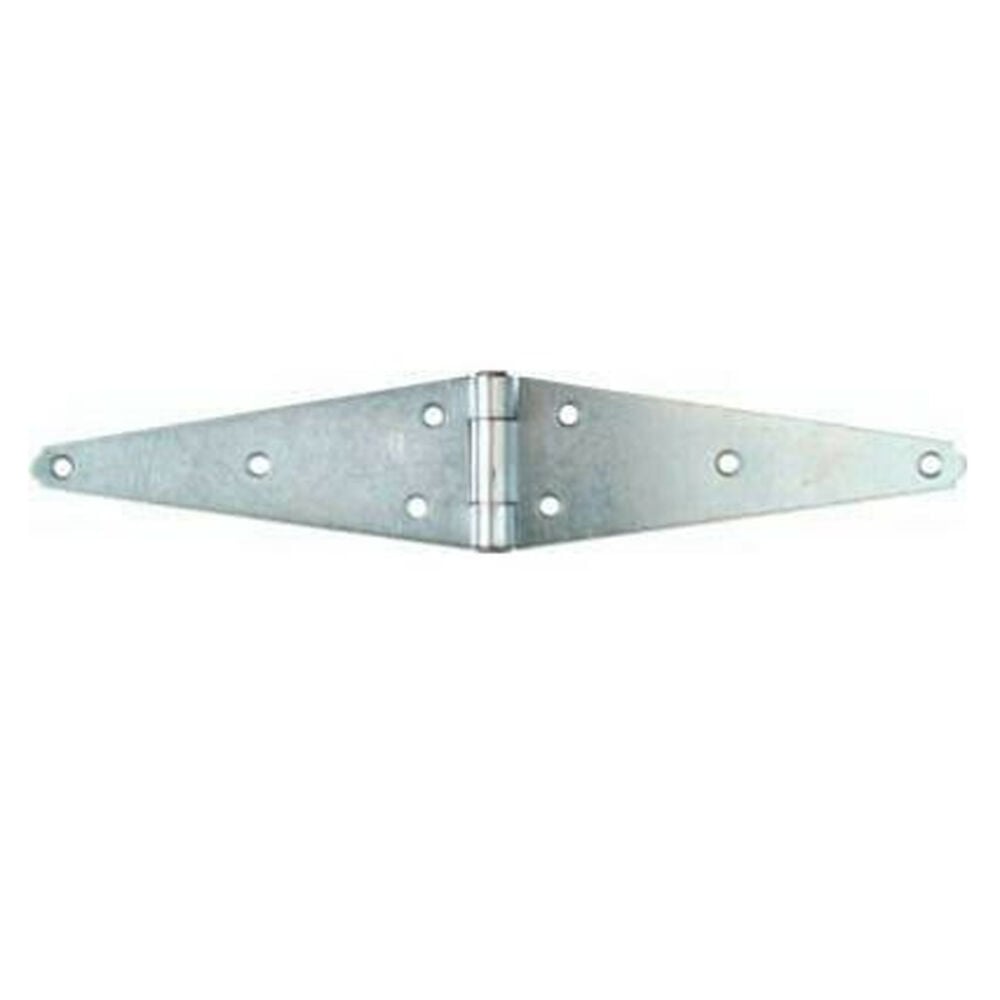 image of N127-878 Heavy Duty Strap Hinge 10 Inch Zinc Plated Steel