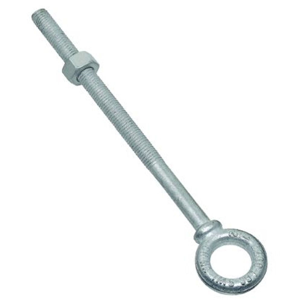 image of N245-175 Eye Bolt 1/2 By 8 Galvanized Forged