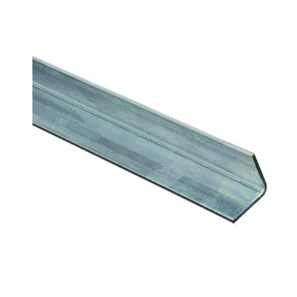 image of N179-960 Solid Angle 12 Gauge Steel 1-1/4 By 1-1/4 By 48 Inch Galvanized