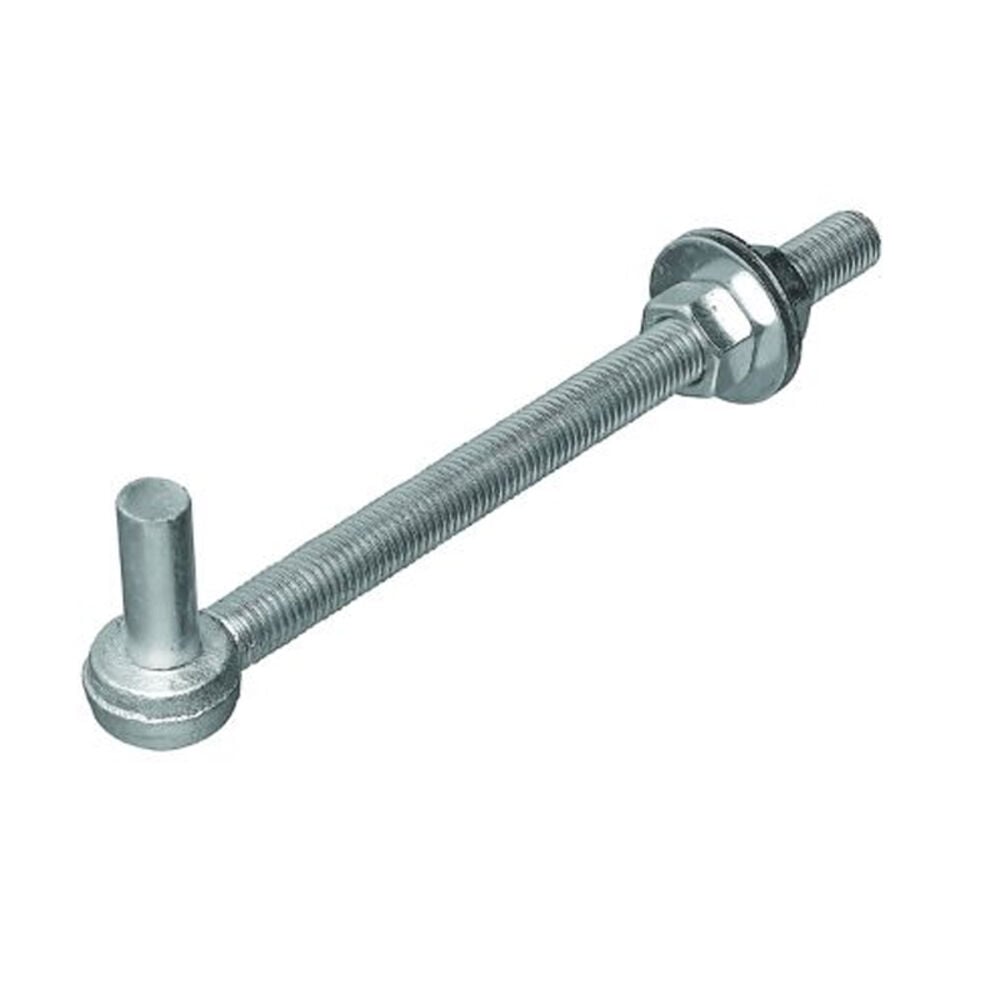 image of N130-674 Bolt Hook 3/4 By 12 Inch Zinc Plated Steel