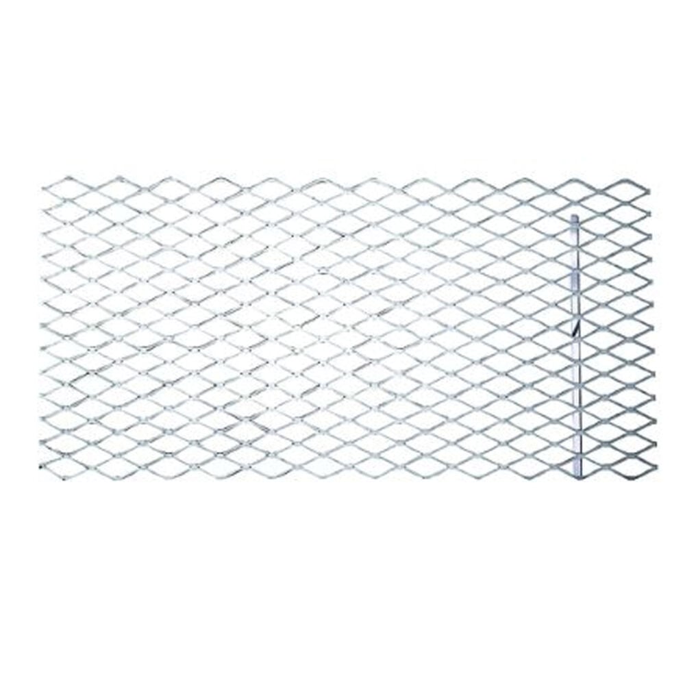image of N215-798 Expanded Steel 3/4 Inch Grid 13 Gauge 12 Inch By 24 Inch Weldable Plain Steel