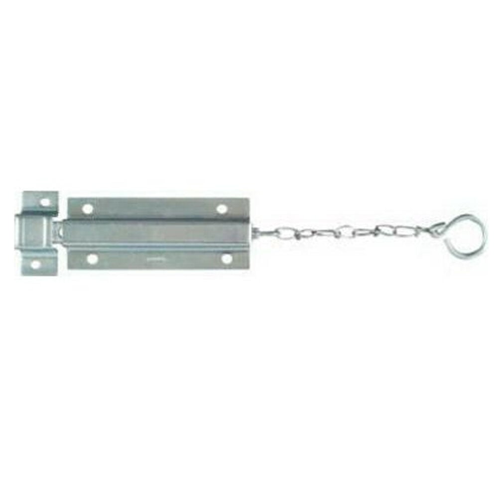 image of N150-771 Chain Bolt 6 Inch Steel & Die Cast Zinc Plated