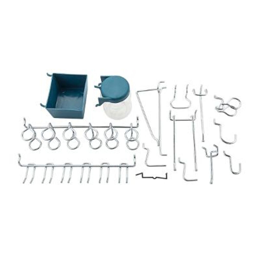 image of N112-068 Pegboard Hook Small Parts Organizer Trays 2 Pack
