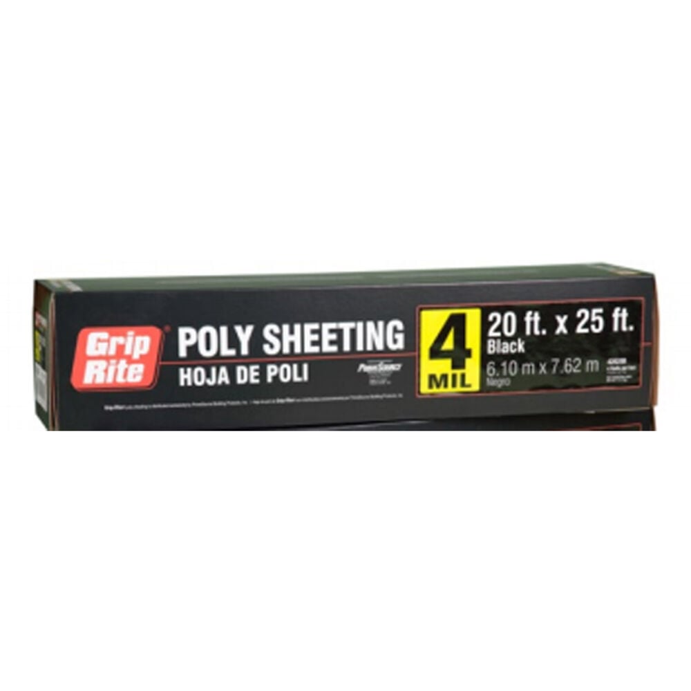 image of Poly 4 Mil, Clear, 3FT X 50FT