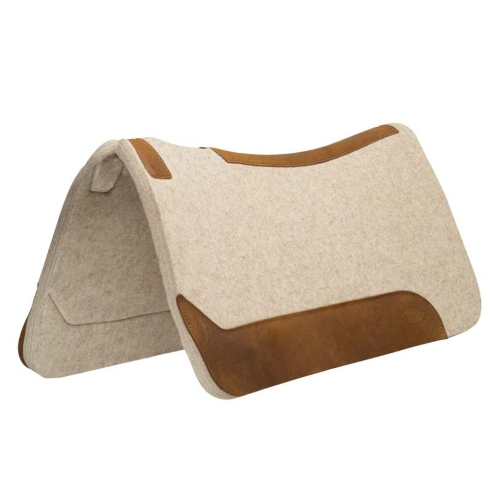 image of Contoured Felt Saddle Pad- 1 in Thick, 31 in x 32 in