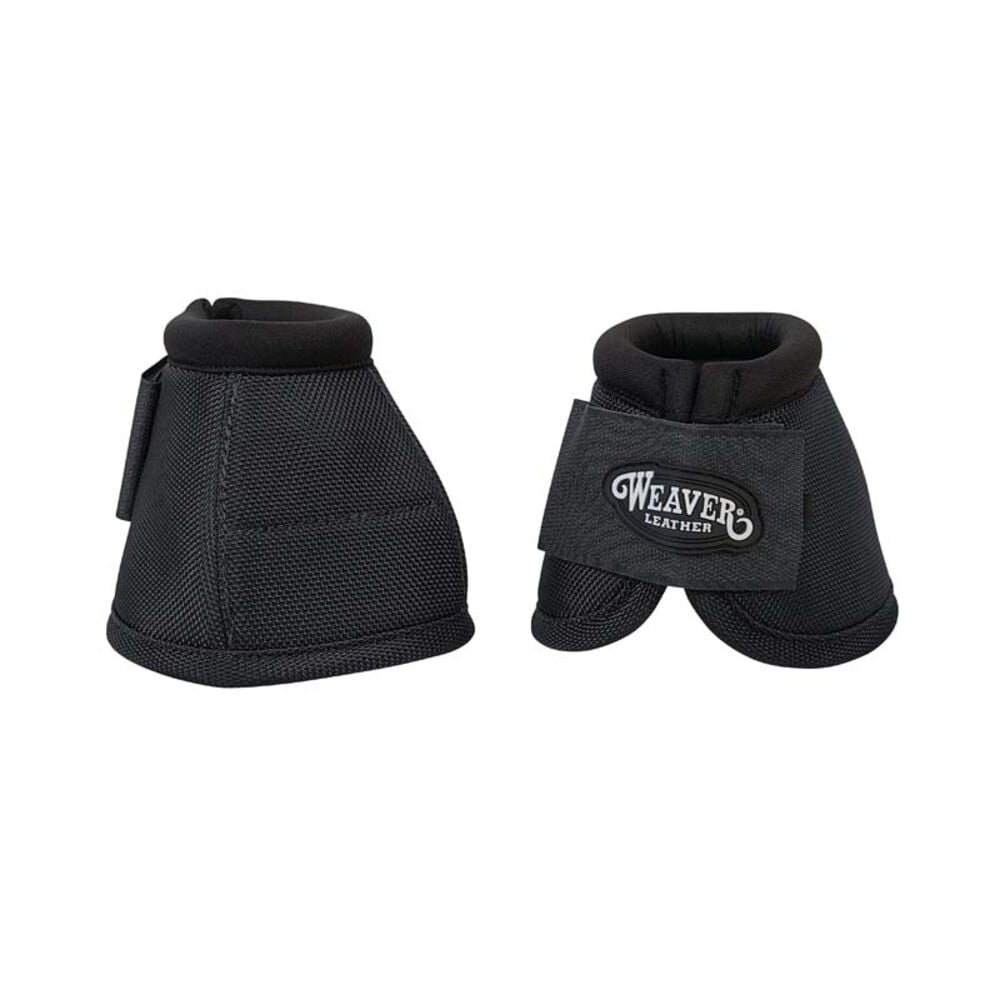 image of Equine Bell Boots- Black, Medium