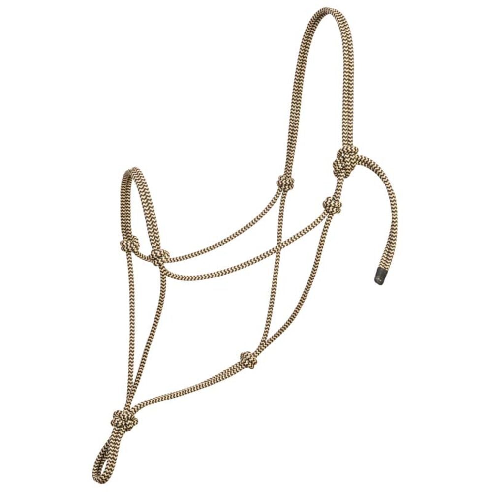 image of Silvertip Big Sky Rope Halter, Weanling, Tan/Black