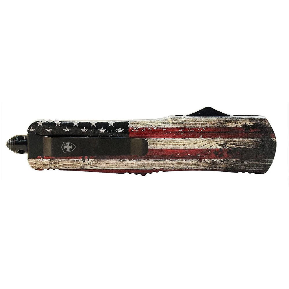 image of Gen II Wood US Flag Large Drop Serrated