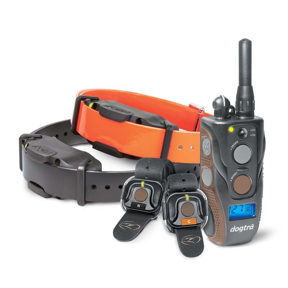 image of 1902S HANDSFREE PLUS Boost & Lock 3/4-Mile IPX9K Waterproof High-Output Ergonomic 2-Dog Remote Dog Training E-Collar