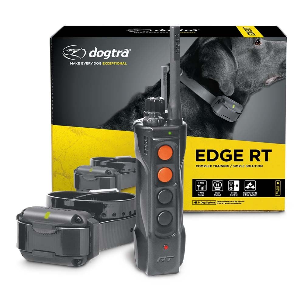 image of EDGE RT Long Range High-Output 1-Mile Waterproof 3-Dog Expandable Remote Dog Training E-Collar with Combination Boost Control