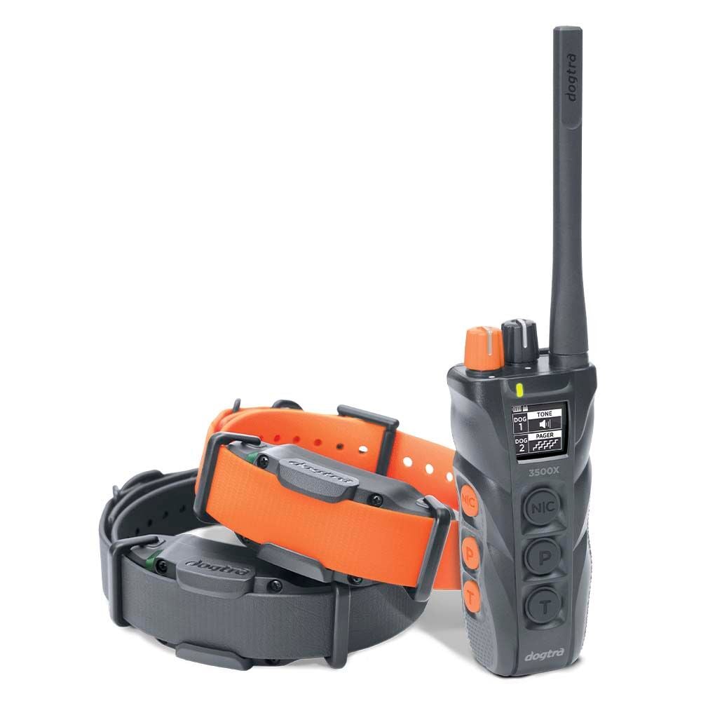 image of 3502X Long Range IPX9K Waterproof 1.5-Mile 2-Dog Expandable DUAL DIAL Remote Dog Training E-Collar 