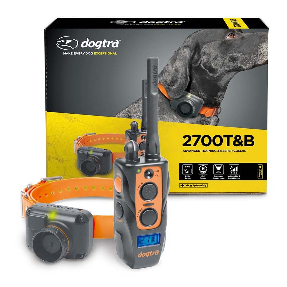 image of 2700T&B Long Range 1-Mile 1-Dog Training & Beeper Remote Dog Training E-Collar