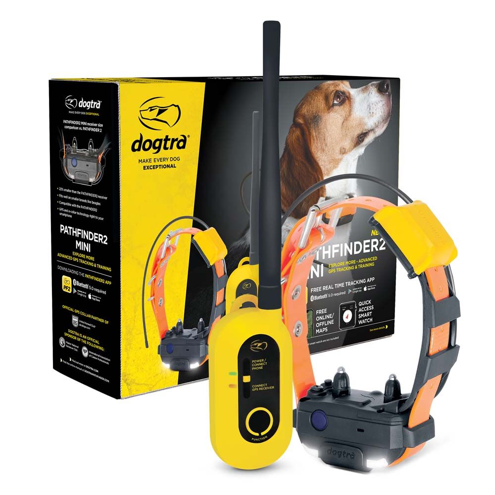 image of PATHFINDER2 MINI 4-Mile 21-Dog Expandable Waterproof Smartphone GPS Tracking & Training E-Collar