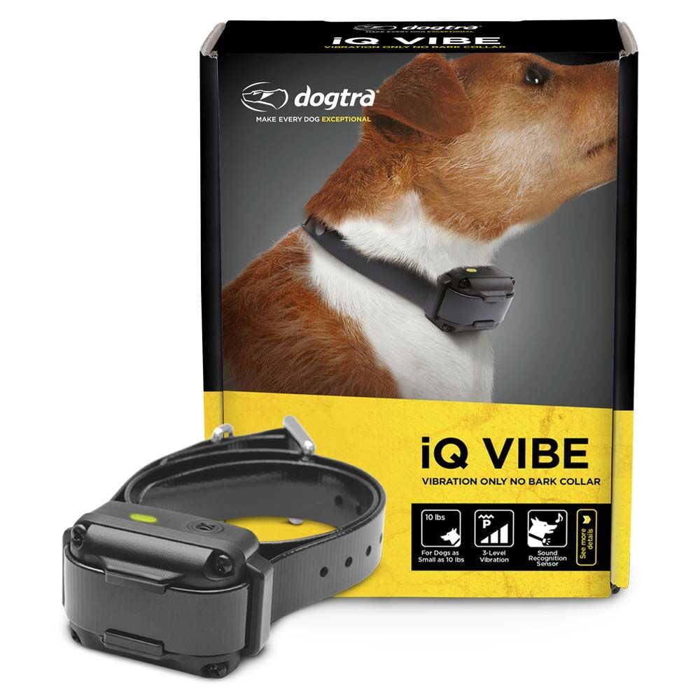 image of iQ VIBE Vibration Only Rechargeable Waterproof No Bark Collar 