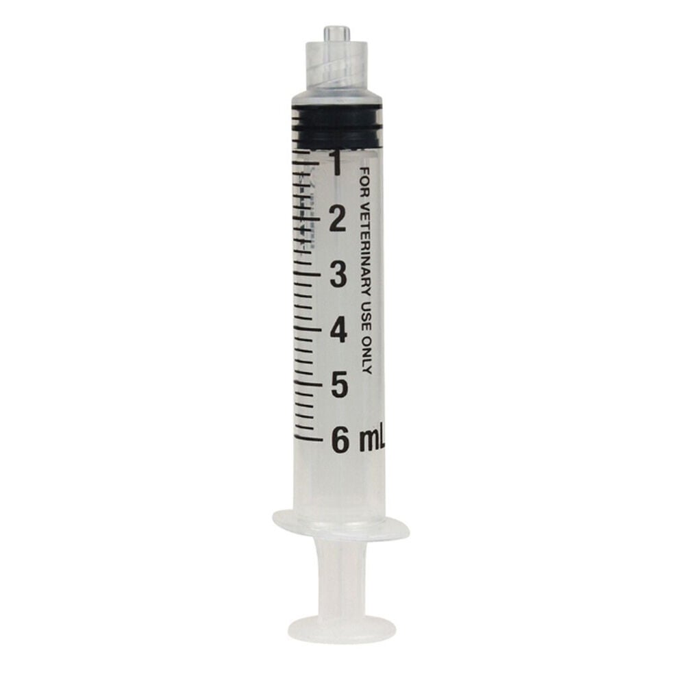 image of Disposable Syringe- Ideal Luer Lock, 6 cc, 6 pk