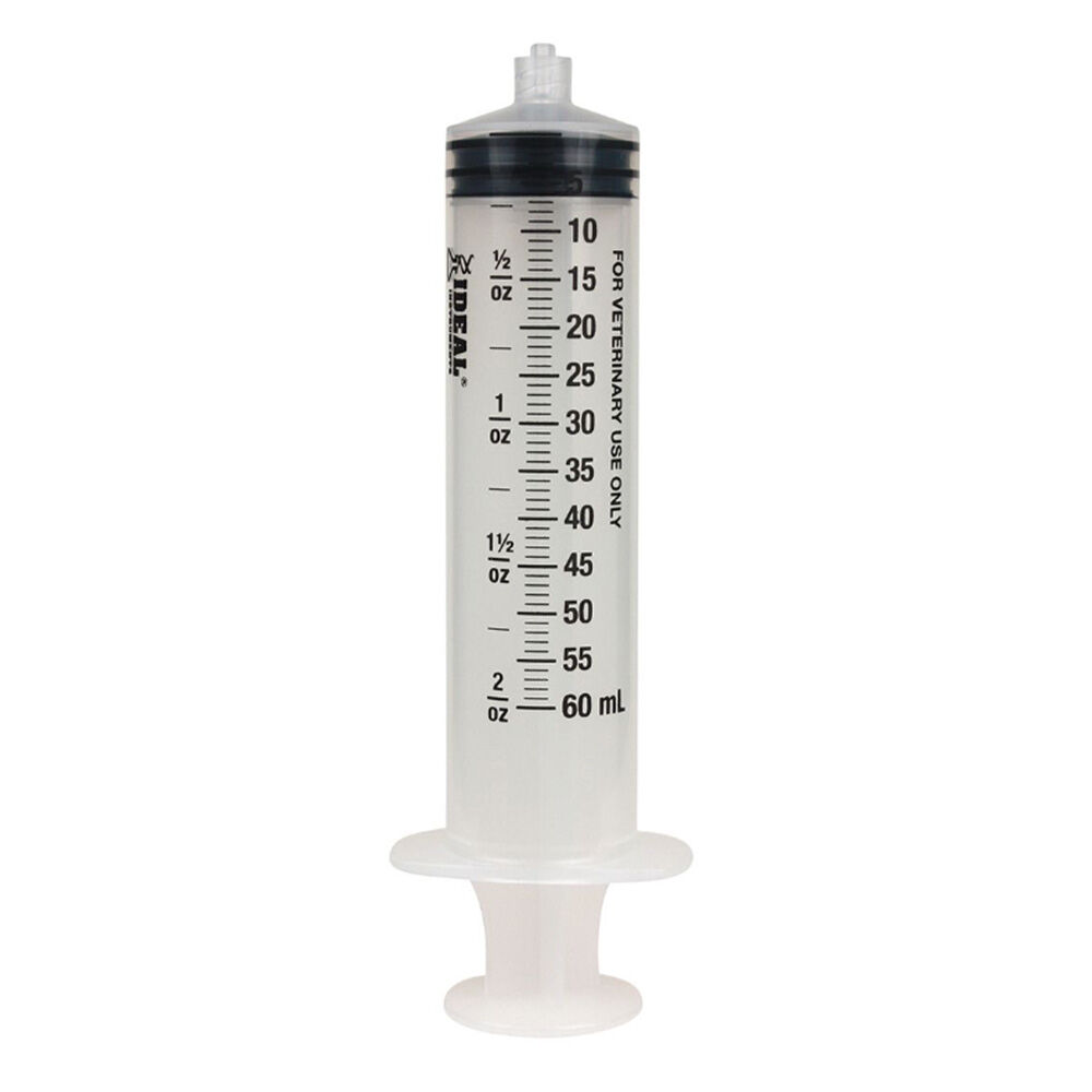image of Disposable Syringe- Ideal, 60 cc, 2 pk