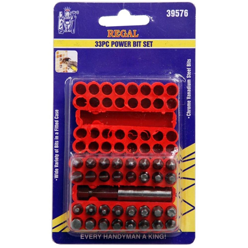 image of 33-Piece Power Bit Set