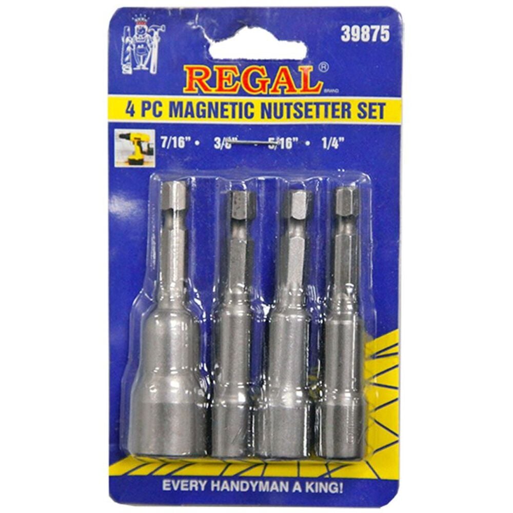 image of 4-Piece Magnetic Nutsetter Set