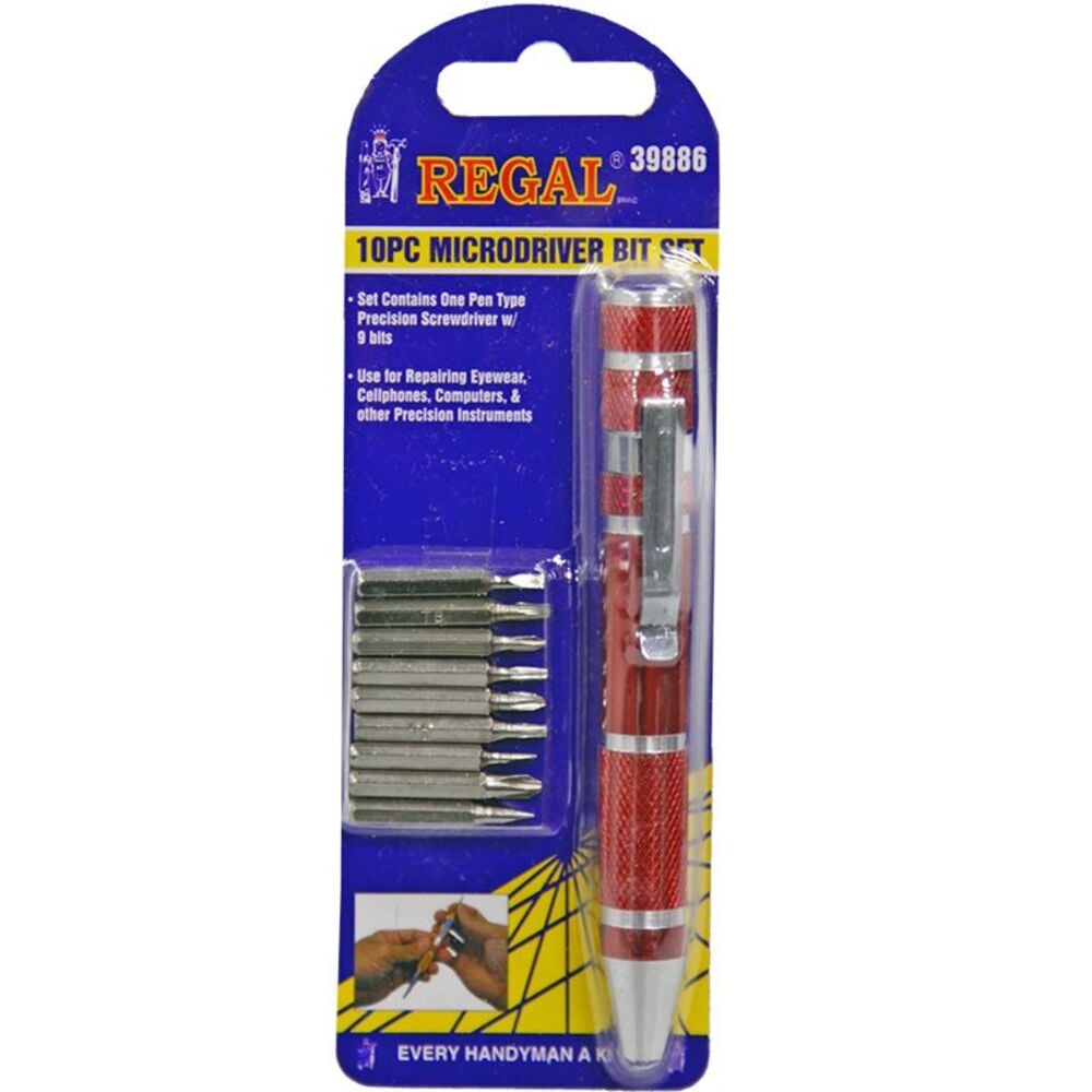 image of 10-Piece Microdriver Bit Set