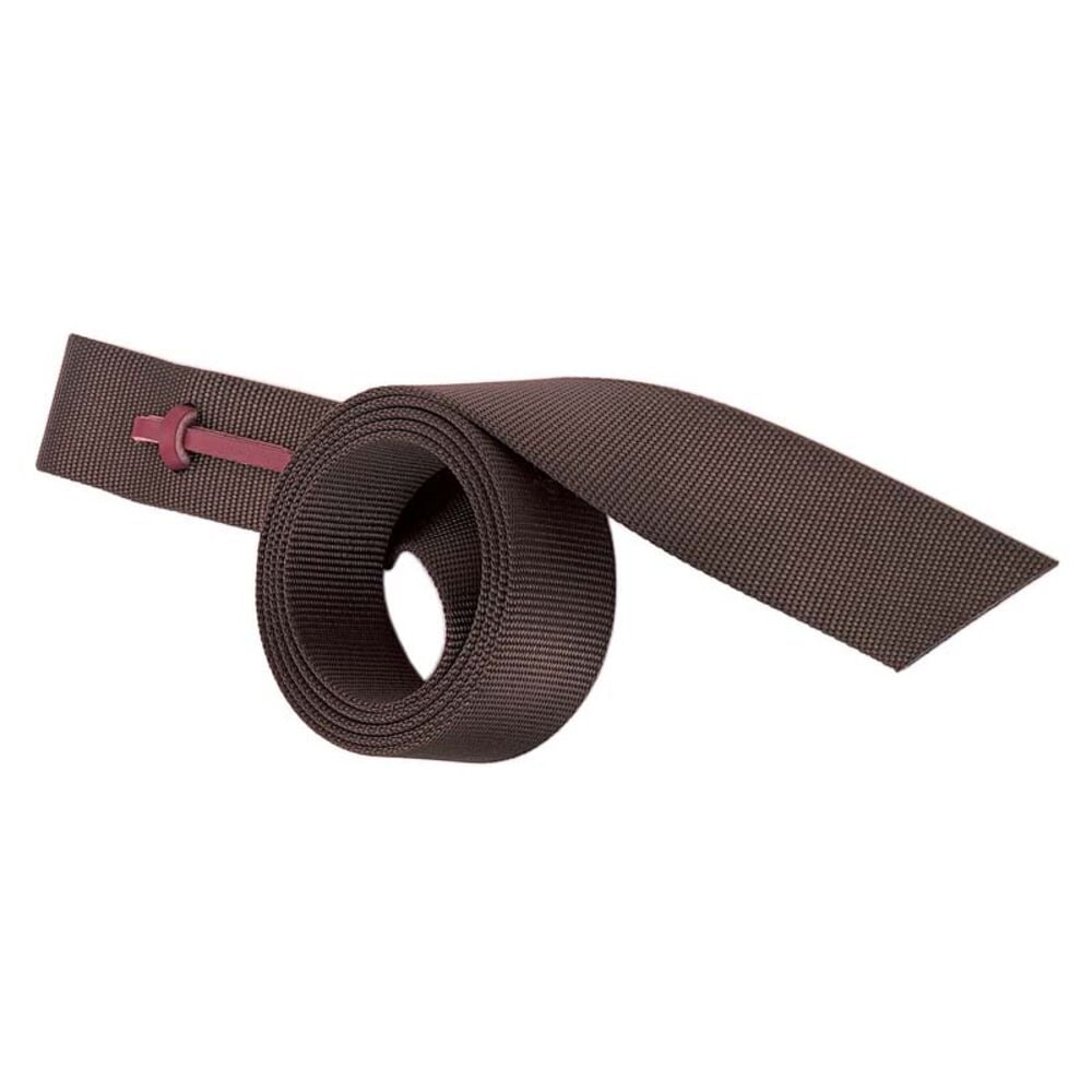 image of Nylon Latigo with Holes- Brown, 1 3/4 in x 60 in