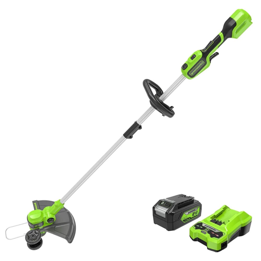 image of 24V 13 in Brushless String Trimmer and Edger with 4Ah Battery and Charger