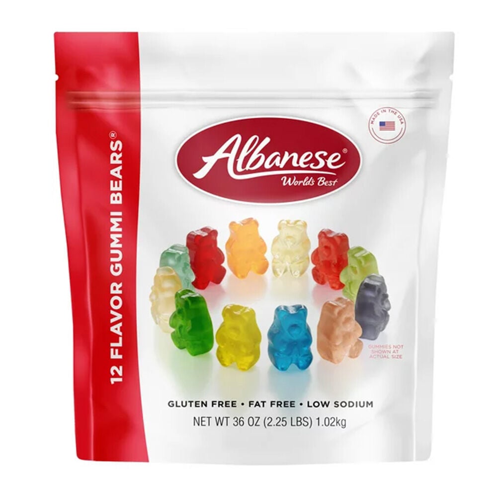 image of World's Best 12 Flavor Gummi Bears,  36 oz