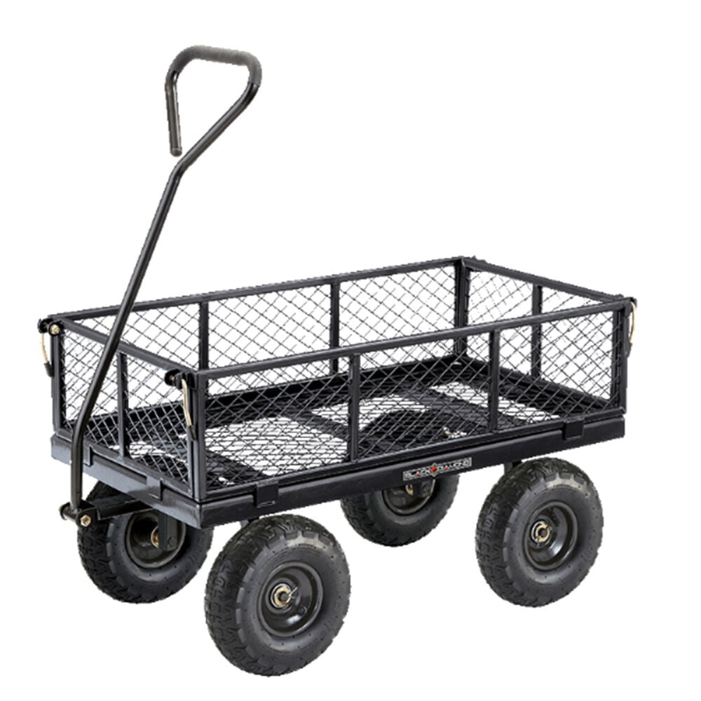 image of 600 lb Steel Mesh Utility Cart