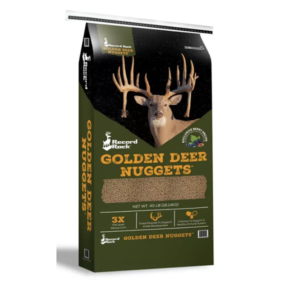 image of Record Rack Golden Deer Nuggets Deer Feed, 40 lbs.