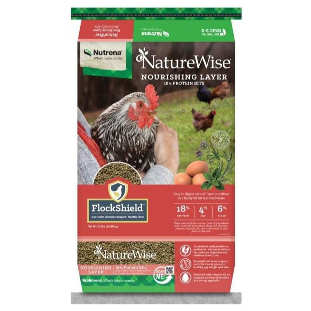 image of NatureWise Nourishing Layer Chicken Bits, 30 lb